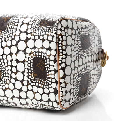 Louis Vuitton Monogram Kusama Town Speedy 30 White 7 of 10