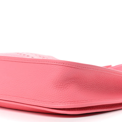 Hermes Taurillon Clemence Evelyne III PM Rose Azalee 6 of 8