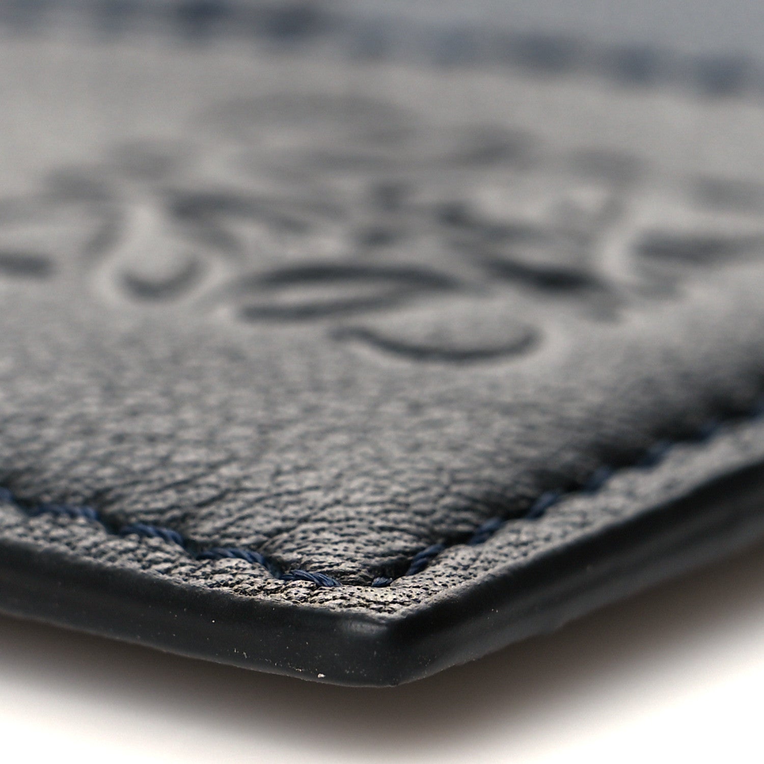 Loewe Calfskin Puzzle Colorblock Card Holder Dark Toffee Black 8 of 9