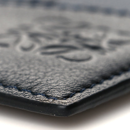 Loewe Calfskin Puzzle Colorblock Card Holder Dark Toffee Black 8 of 9