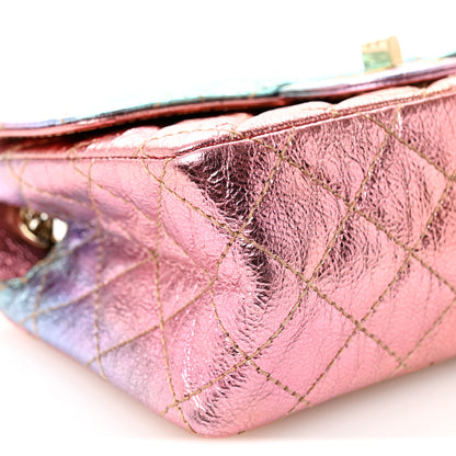 Chanel Metallic Goatskin Quilted Mini 2.55 Reissue Flap Multicolor 9 of 11