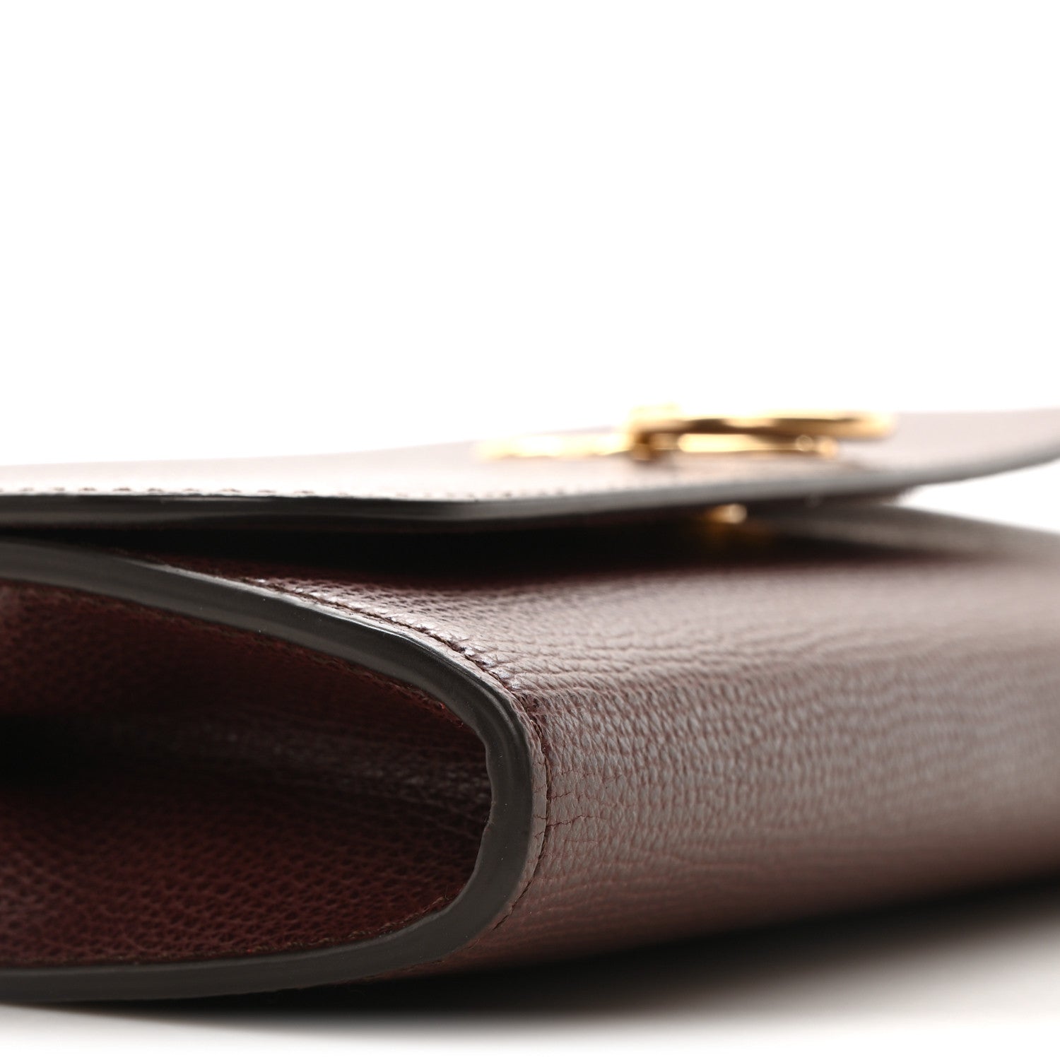 Mulberry Small Classic Grain Amberley Convertible Clutch Oxblood 8 of 9