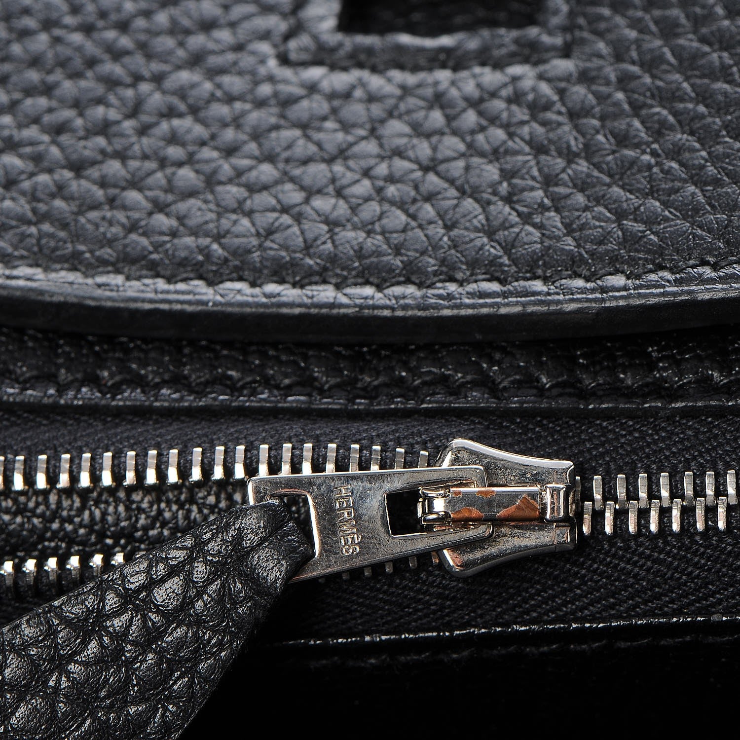 Hermes Taurillon Clemence Birkin 35 Black 15 of 32