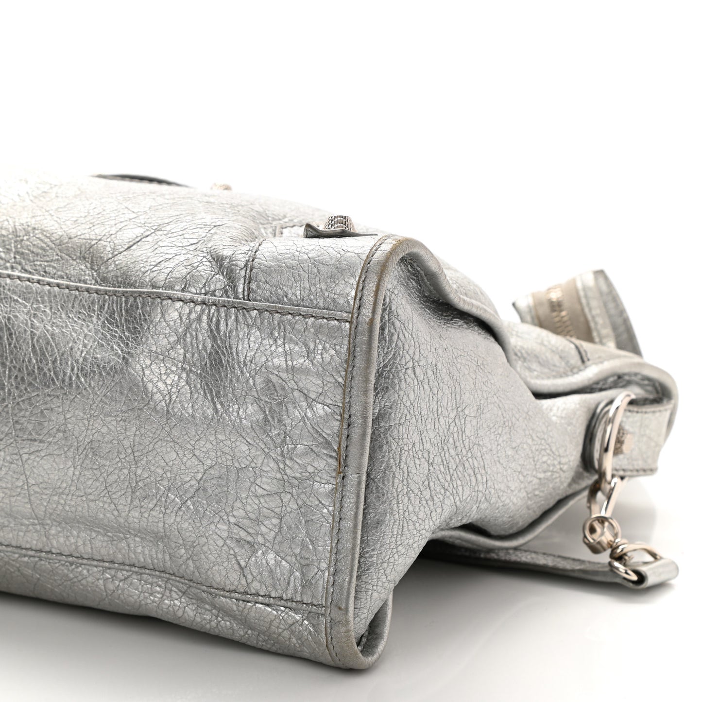 Metallic Agneau Giant 12 Silver Hardware City Gris Aluminum