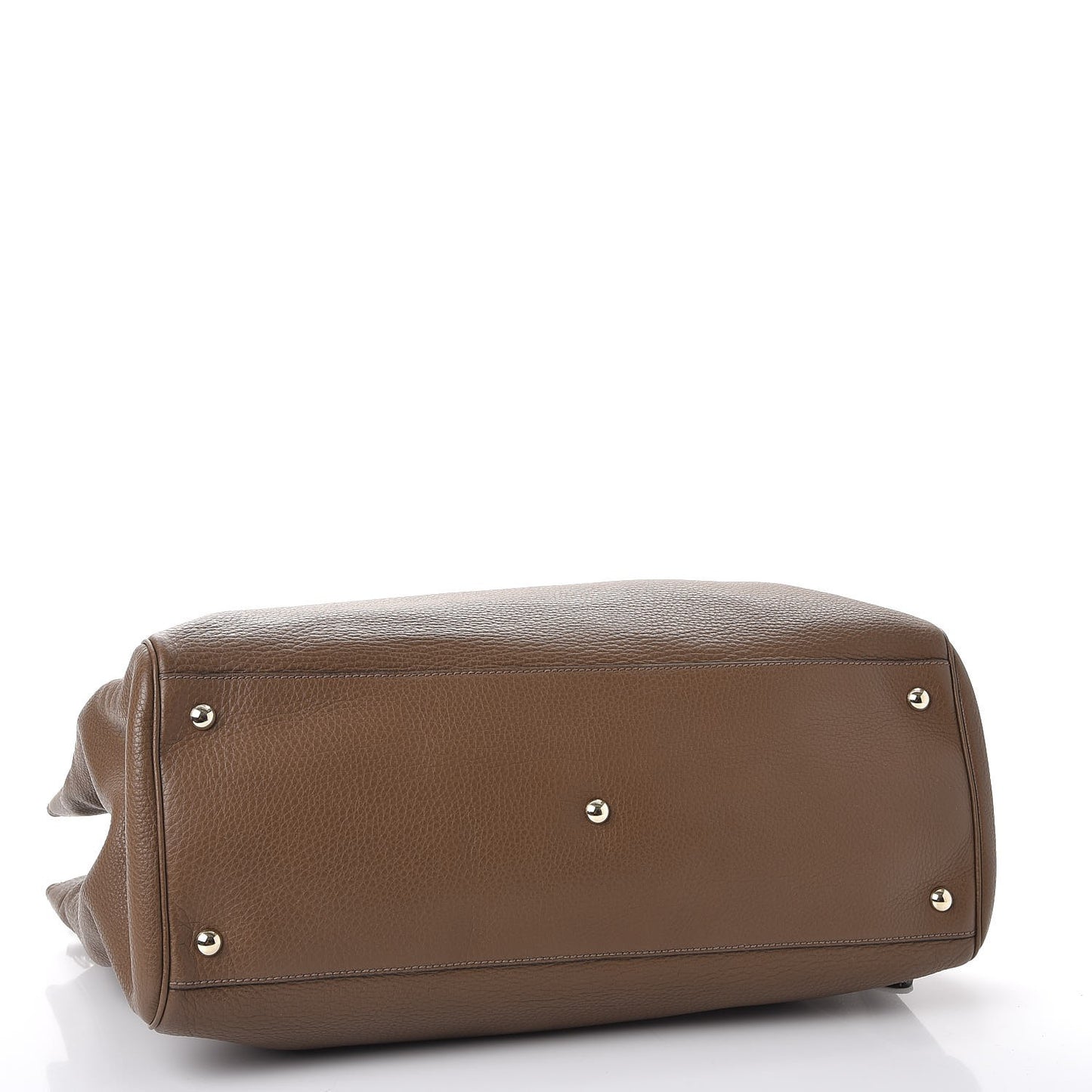 Cellarius Calfskin Large Bamboo Shopper Tote Acero