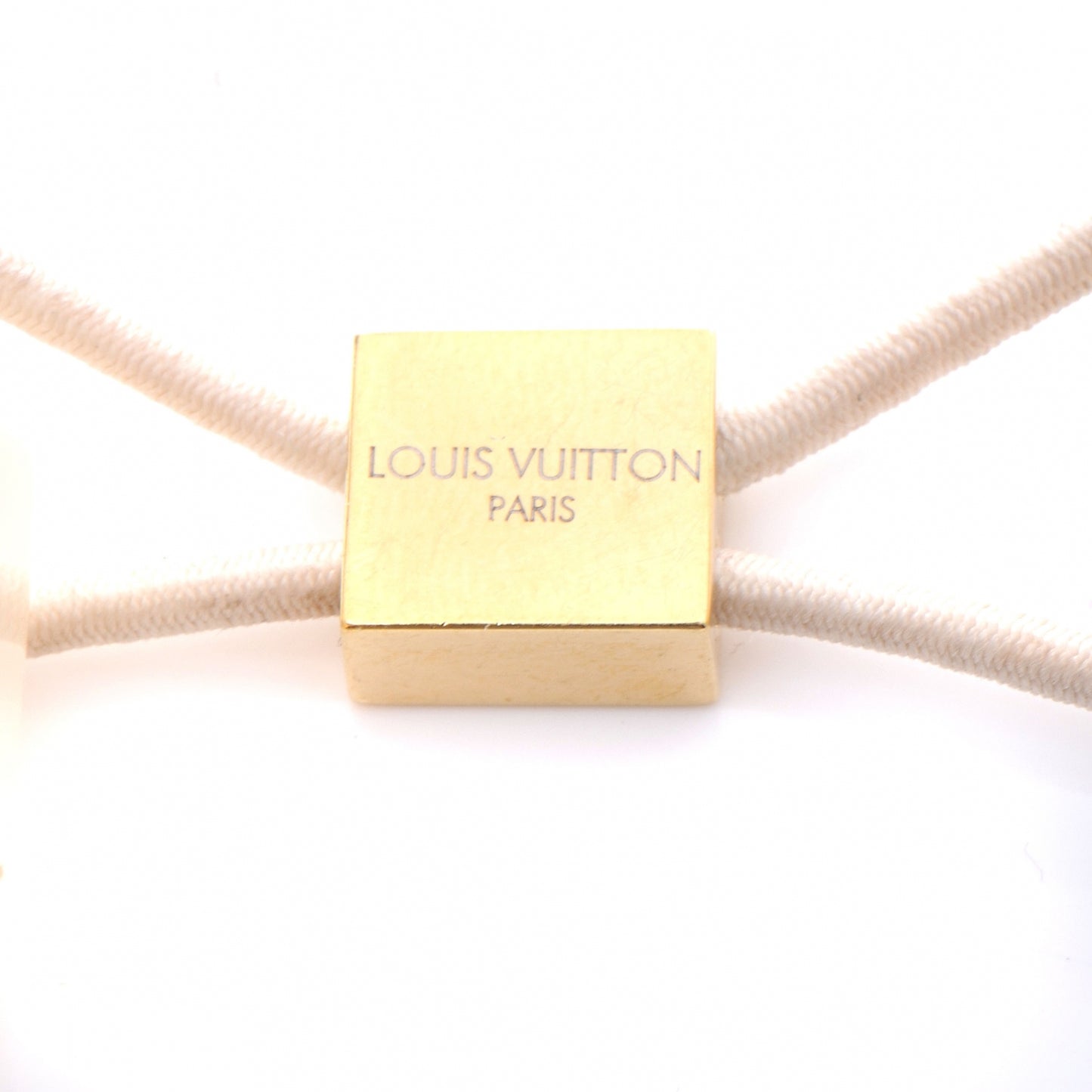Monogram Hair Cubes Inclusion Beige