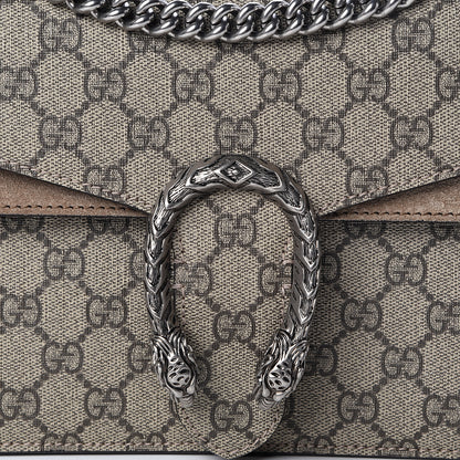 Gucci GG Supreme Monogram Small Dionysus Shoulder Bag Taupe 8 of 14
