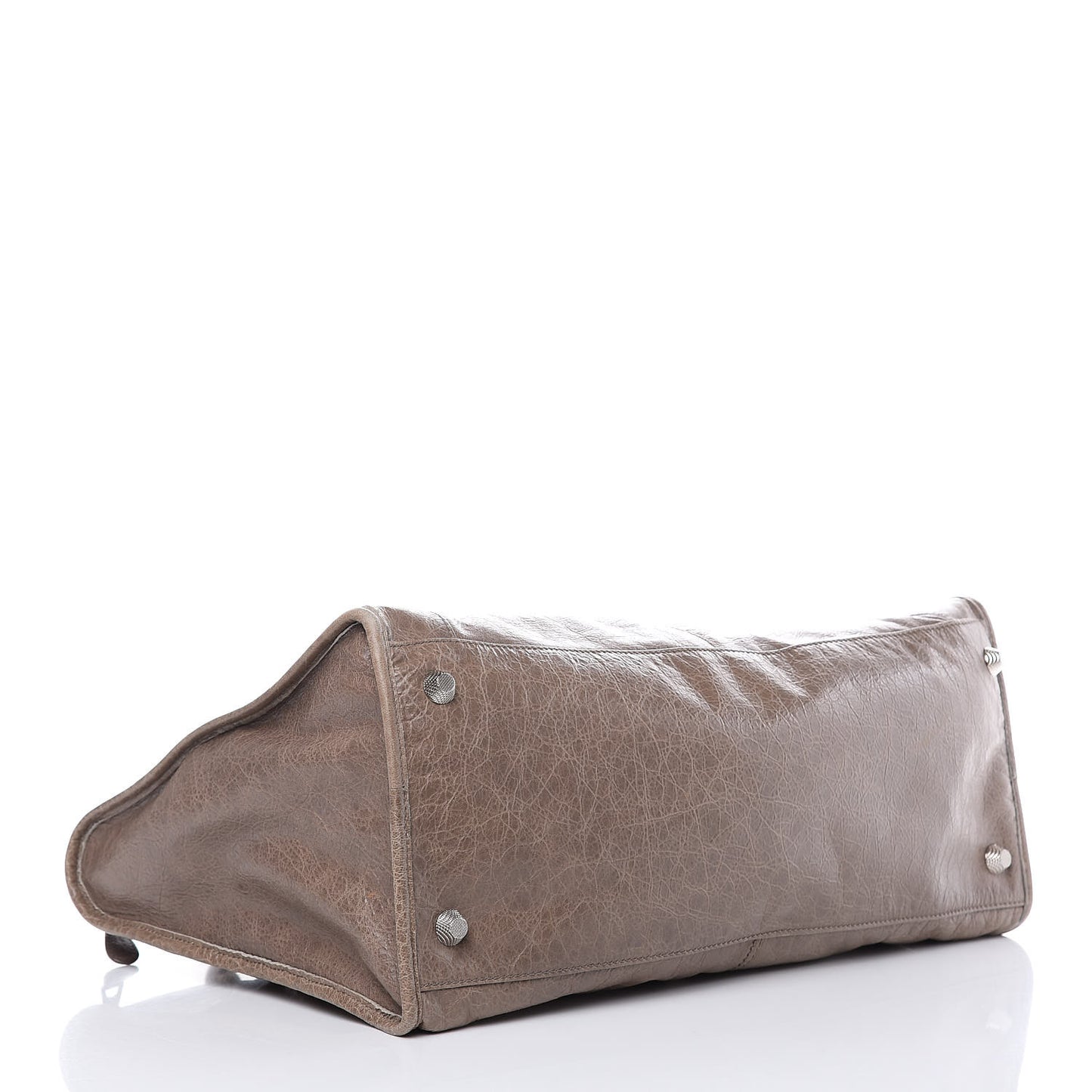 Agneau Giant 12 Silver Hardware Work Gris Poivre