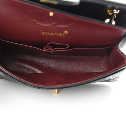 Chanel Lambskin Quilted Small Double Flap Black 5 of 19