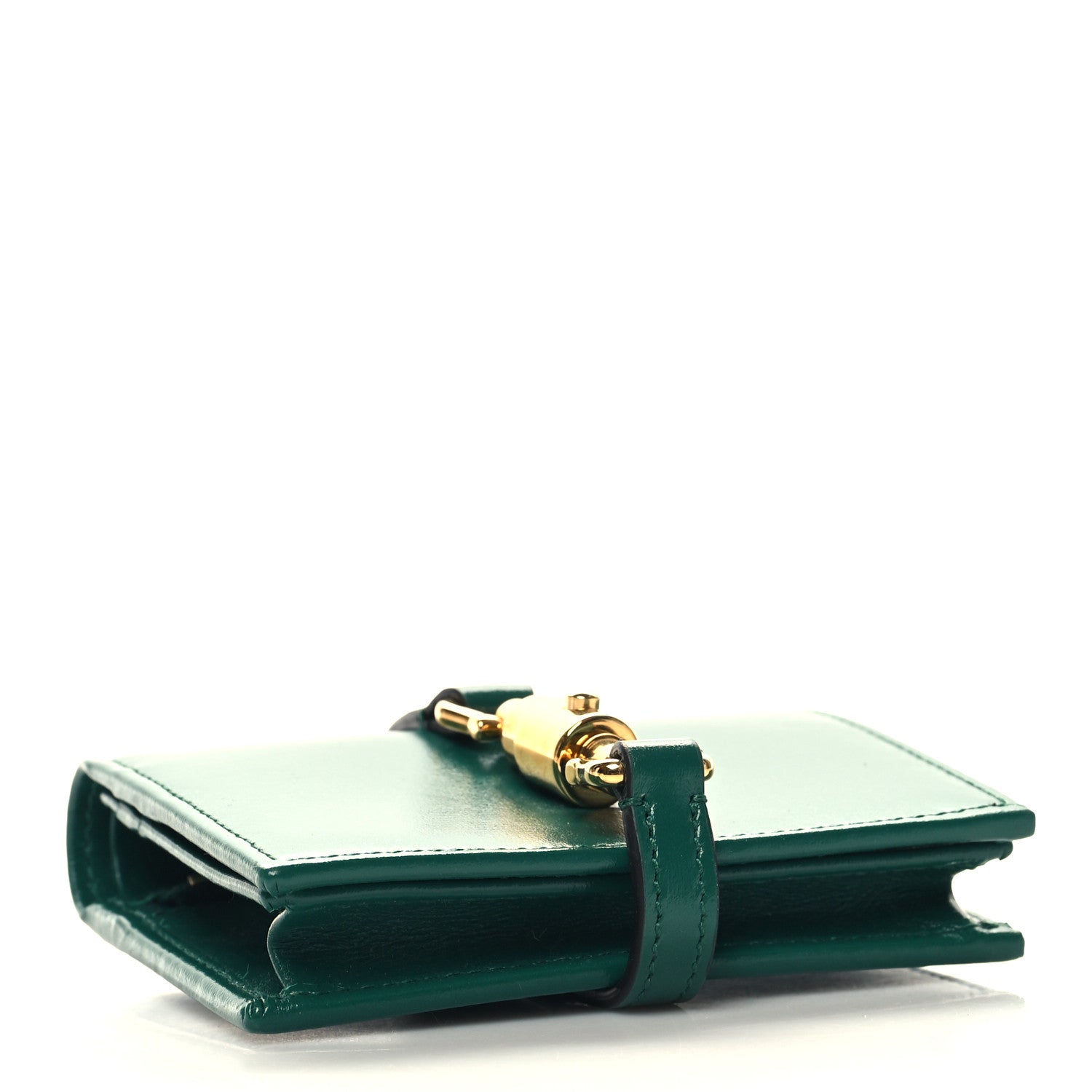Gucci Calfskin Jackie 1961 Card Case Emerald Green 4 of 9