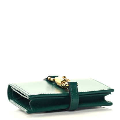 Gucci Calfskin Jackie 1961 Card Case Emerald Green 4 of 9