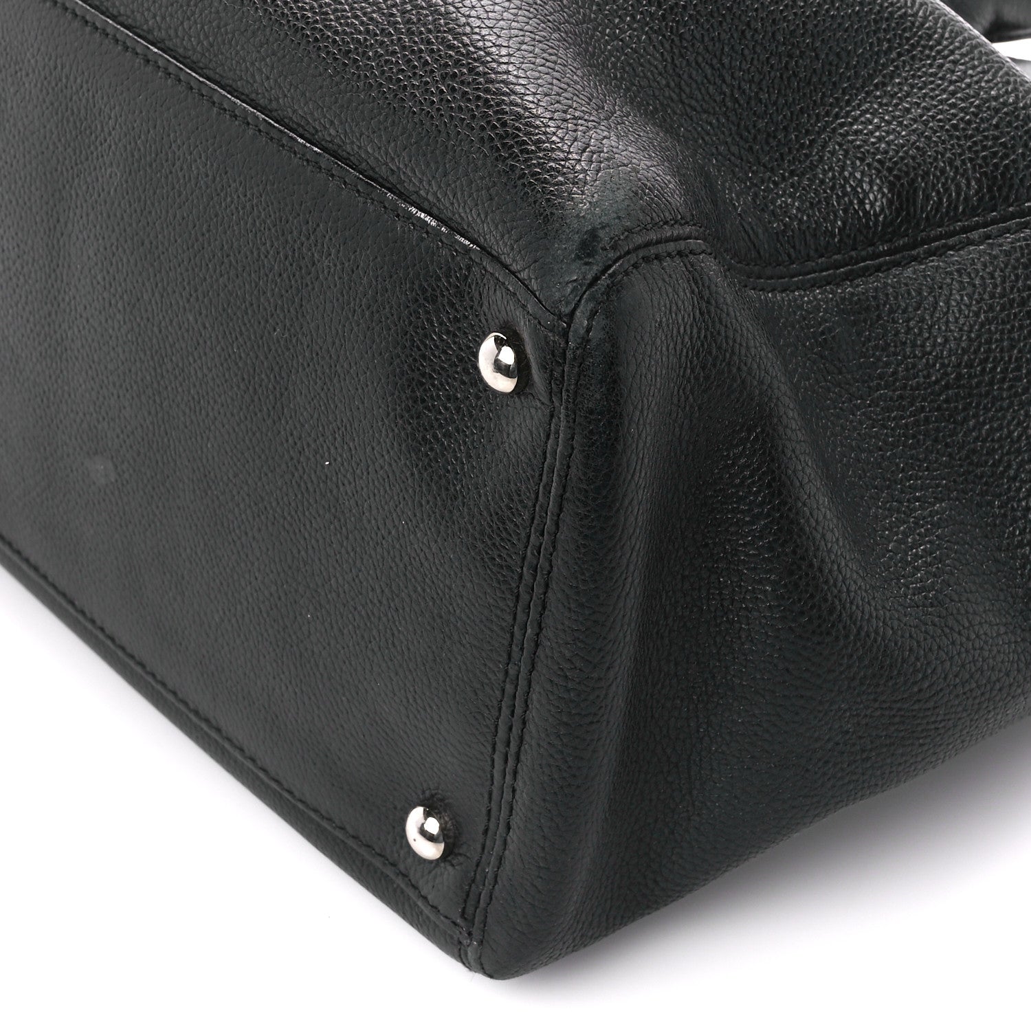 Chanel Calfskin Cerf Executive Shopper Tote Black 13 of 18