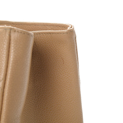 Chanel Caviar Quilted Grand Shopping Tote GST Beige 17 of 22