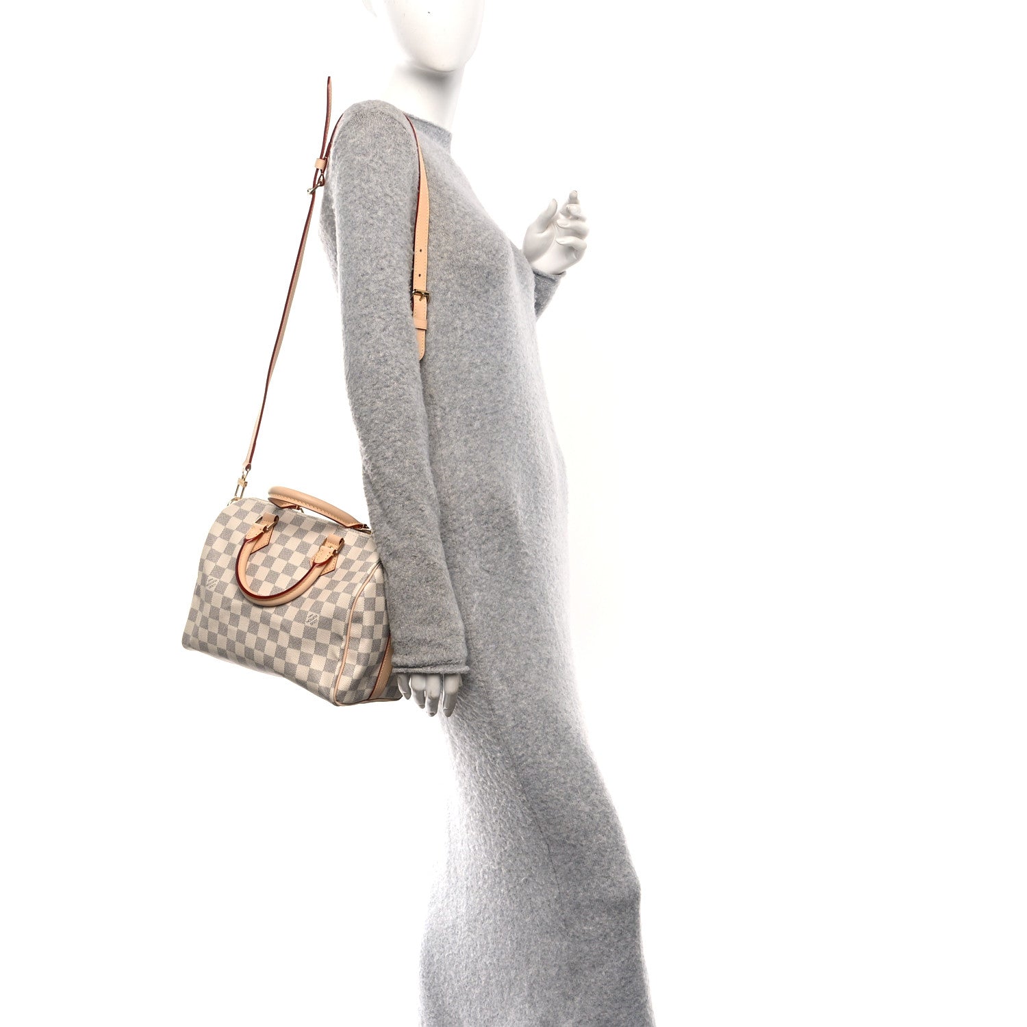 Louis Vuitton Damier Azur Speedy Bandouliere 25 2 of 10