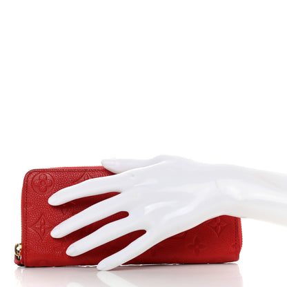 Louis Vuitton Empreinte Clemence Wallet Cherry 2 of 8