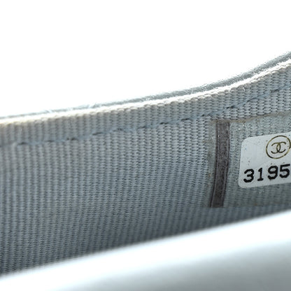 Chanel Lambskin Quilted Pearl Chain Belt Bag Light Blue 8 of 12