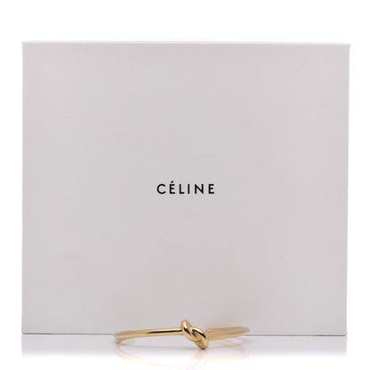 Celine Extra Thin Knot Bracelet Medium Gold 4 of 7