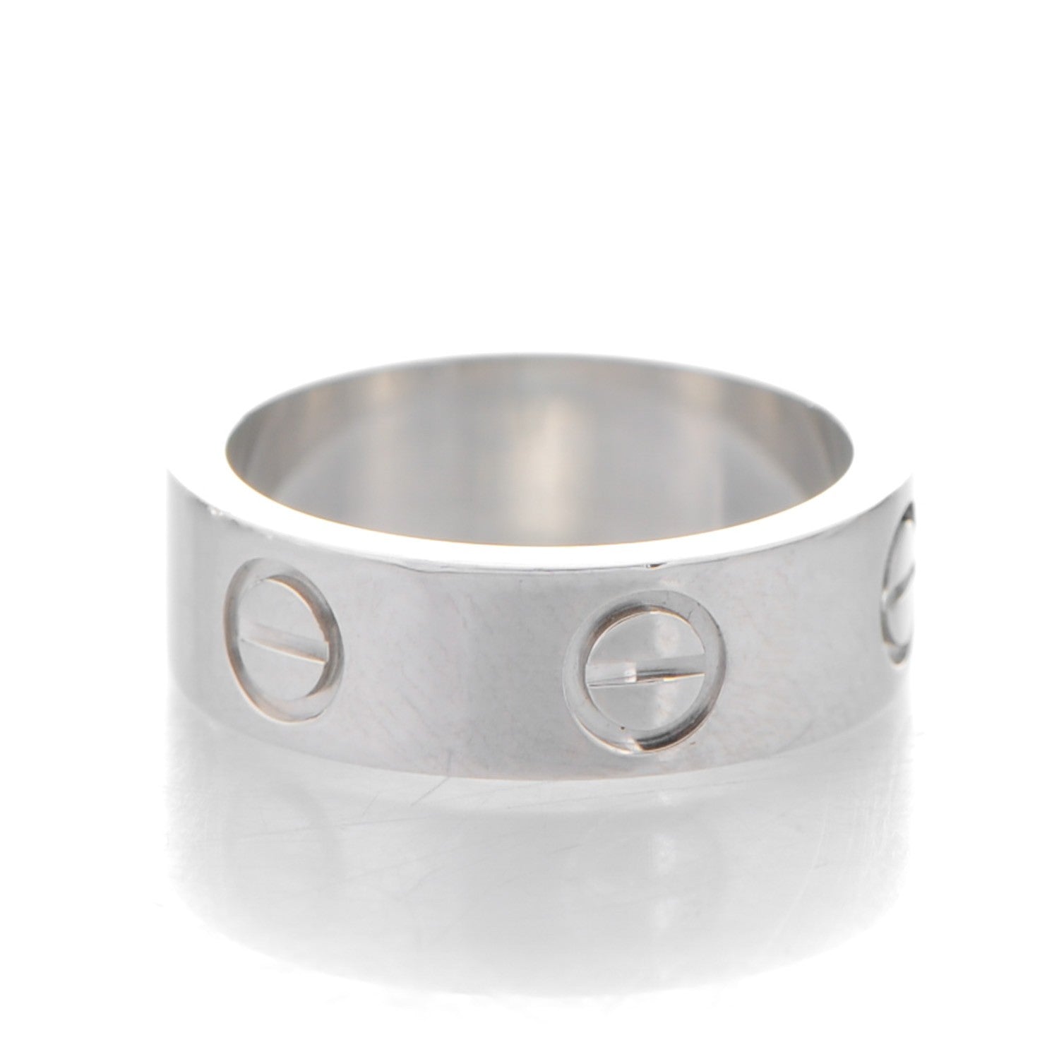 Cartier Platinum 5.5mm LOVE Ring 47 4.25 4 of 4