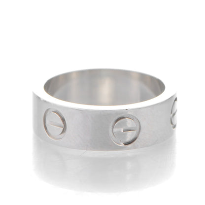 Cartier Platinum 5.5mm LOVE Ring 47 4.25 4 of 4