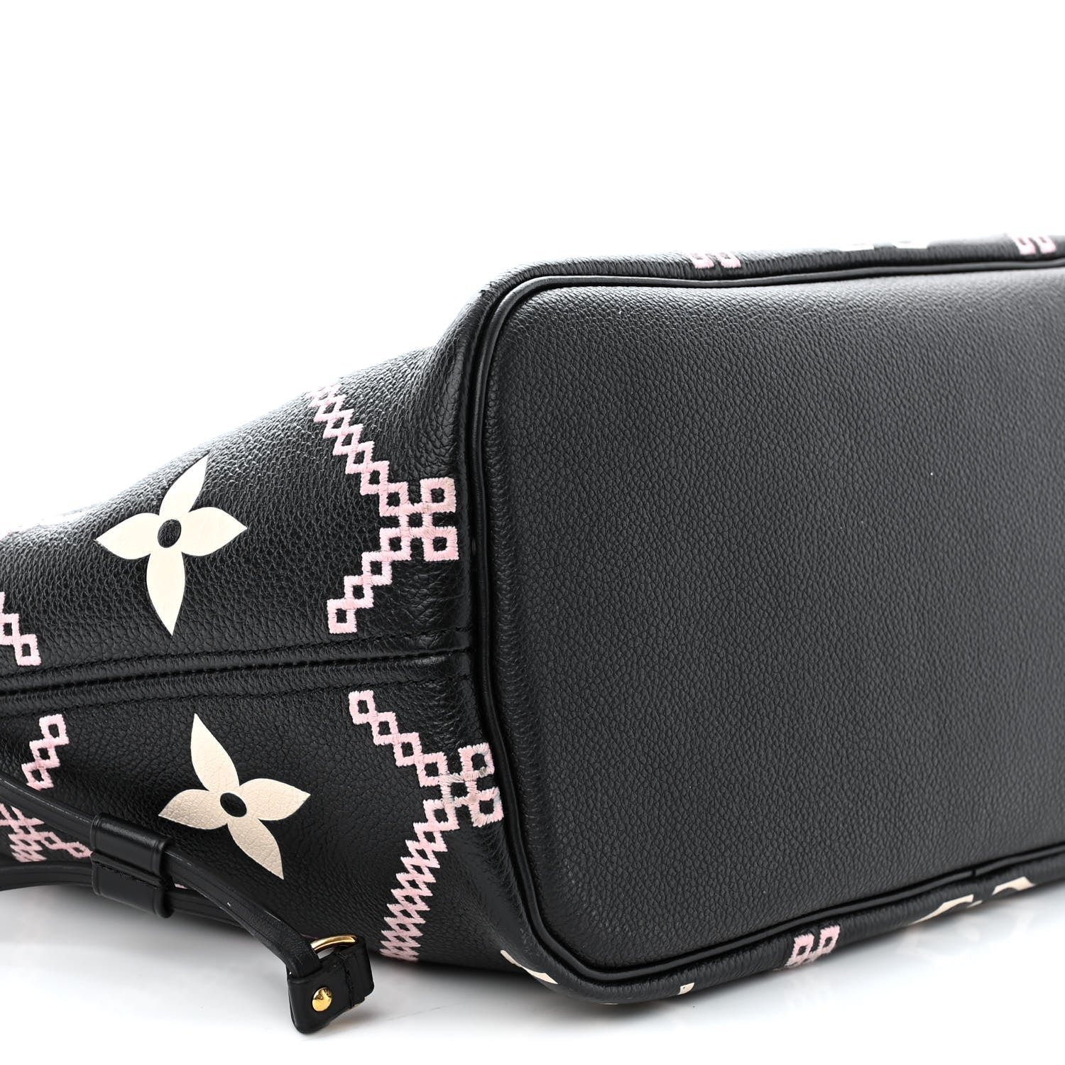 Louis Vuitton Empreinte Monogram Giant Broderies Neverfull MM Black 8 of 11