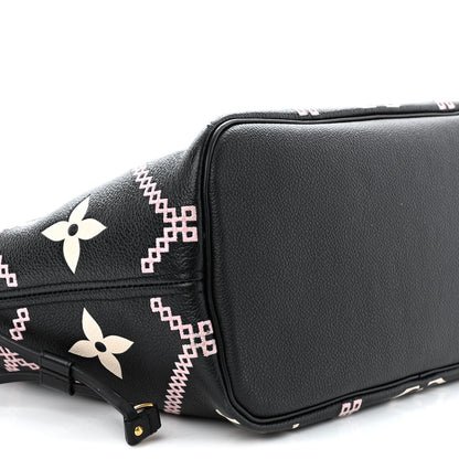 Louis Vuitton Empreinte Monogram Giant Broderies Neverfull MM Black 8 of 11