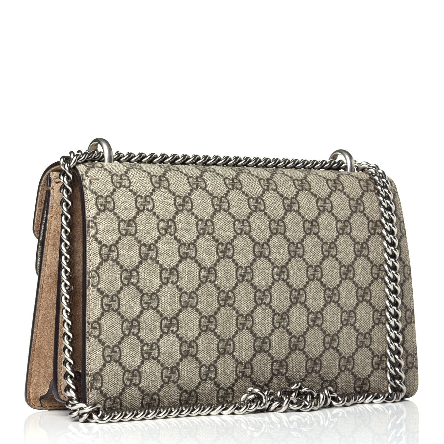 GG Supreme Monogram Small Dionysus Shoulder Bag Taupe