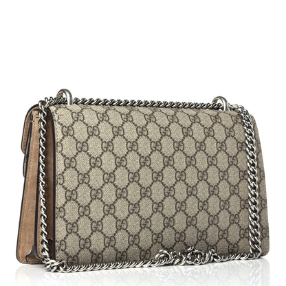 Gucci GG Supreme Monogram Small Dionysus Shoulder Bag Taupe 3 of 10