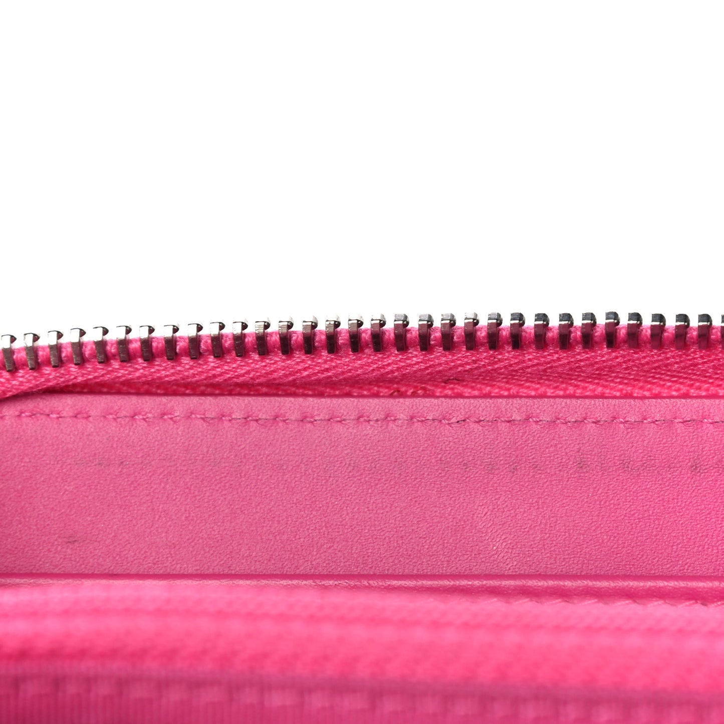 Caviar Quilted Large Gusset Zip Around Wallet Pink