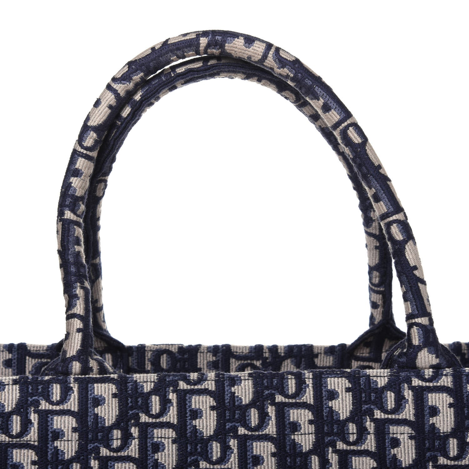 Christian Dior Oblique Medium Book Tote Blue Multicolor 12 of 14