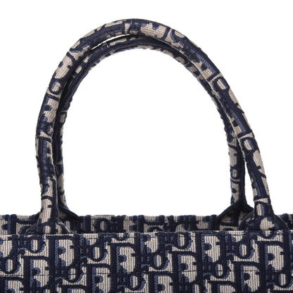 Christian Dior Oblique Medium Book Tote Blue Multicolor 12 of 14