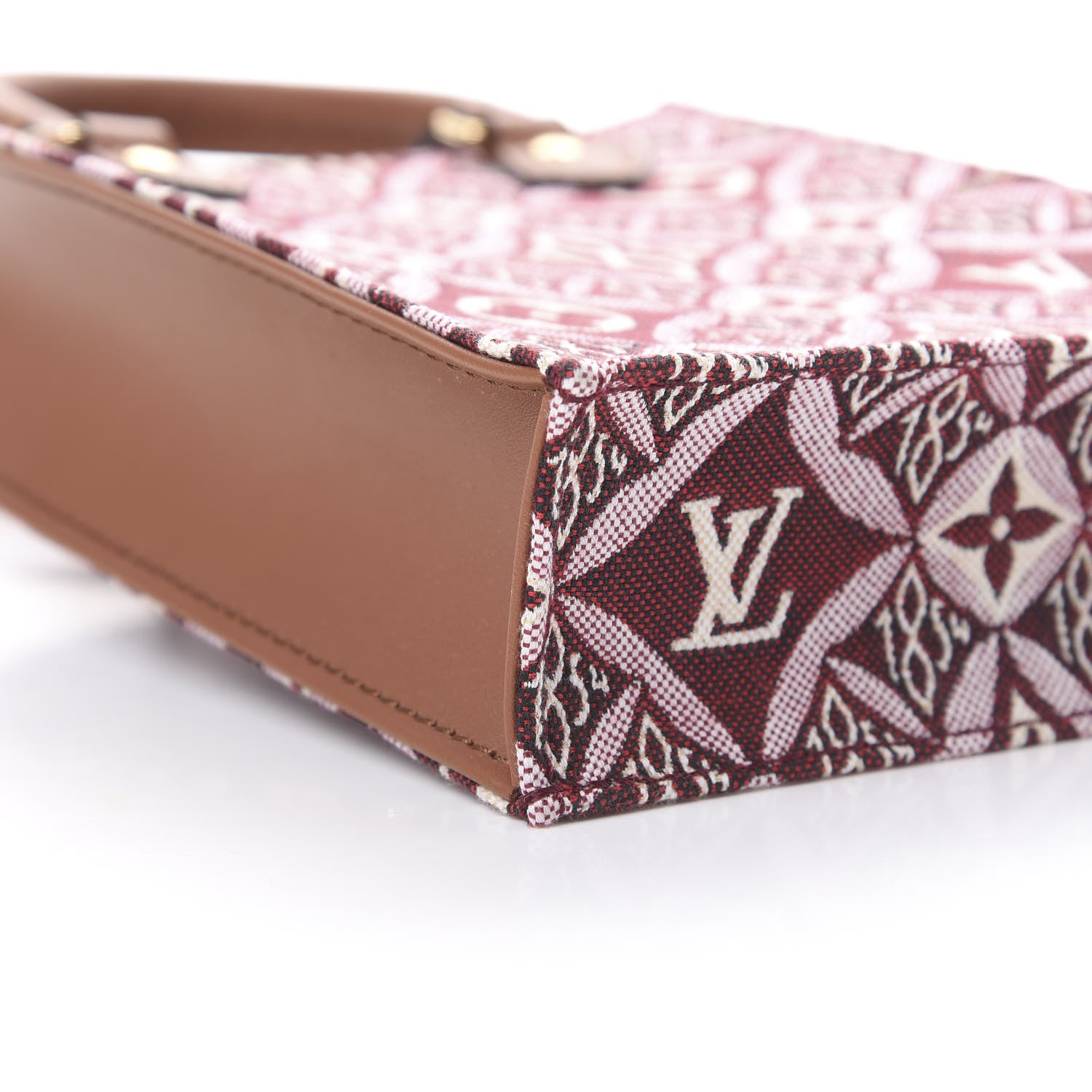 Louis Vuitton Jacquard Since 1854 Petit Sac Plat Bordeaux 8 of 10