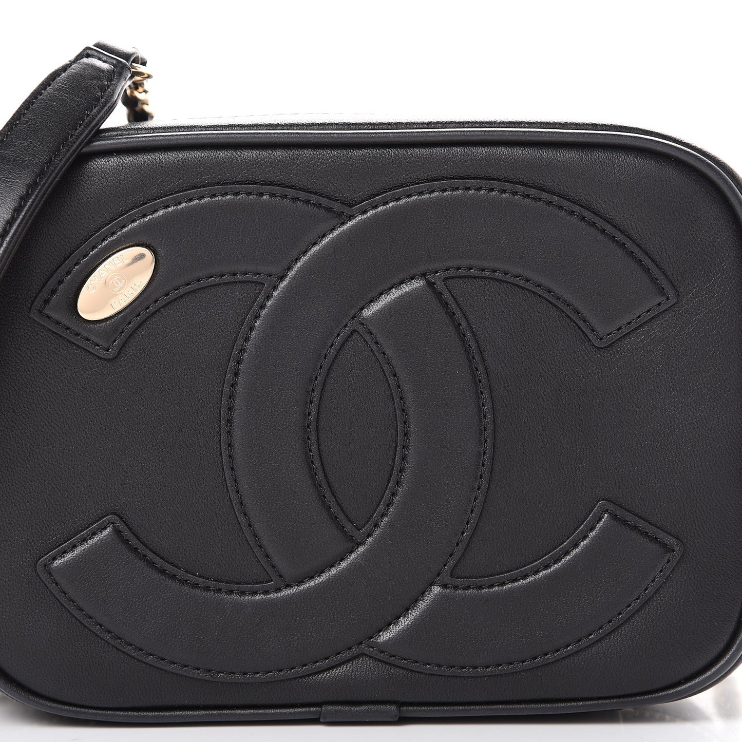 Calfskin CC Mania Camera Case Black