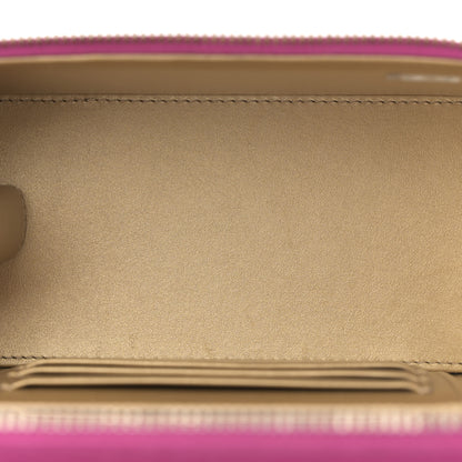 Chanel Lambskin Quilted Small Pearl Crush Vanity Case With Chain Fuchsia 5 of 12