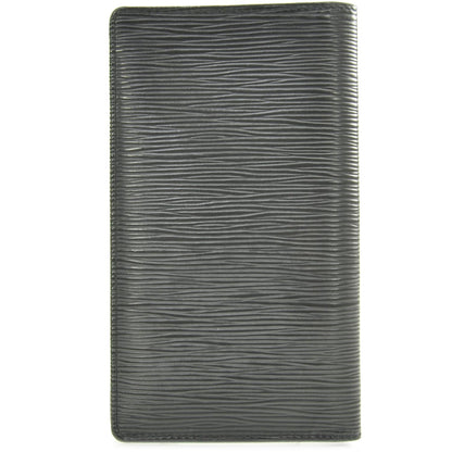 Louis Vuitton Epi Checkbook Wallet Black 4 of 8