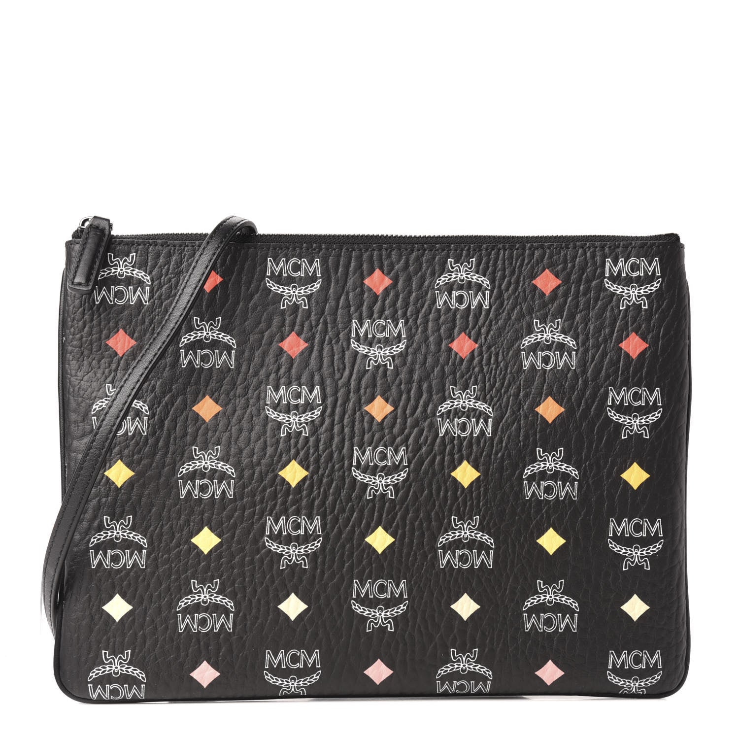 MCM Skyoptic Visetos Crossbody Pouch Spectrum Diamond Black 1 of 7