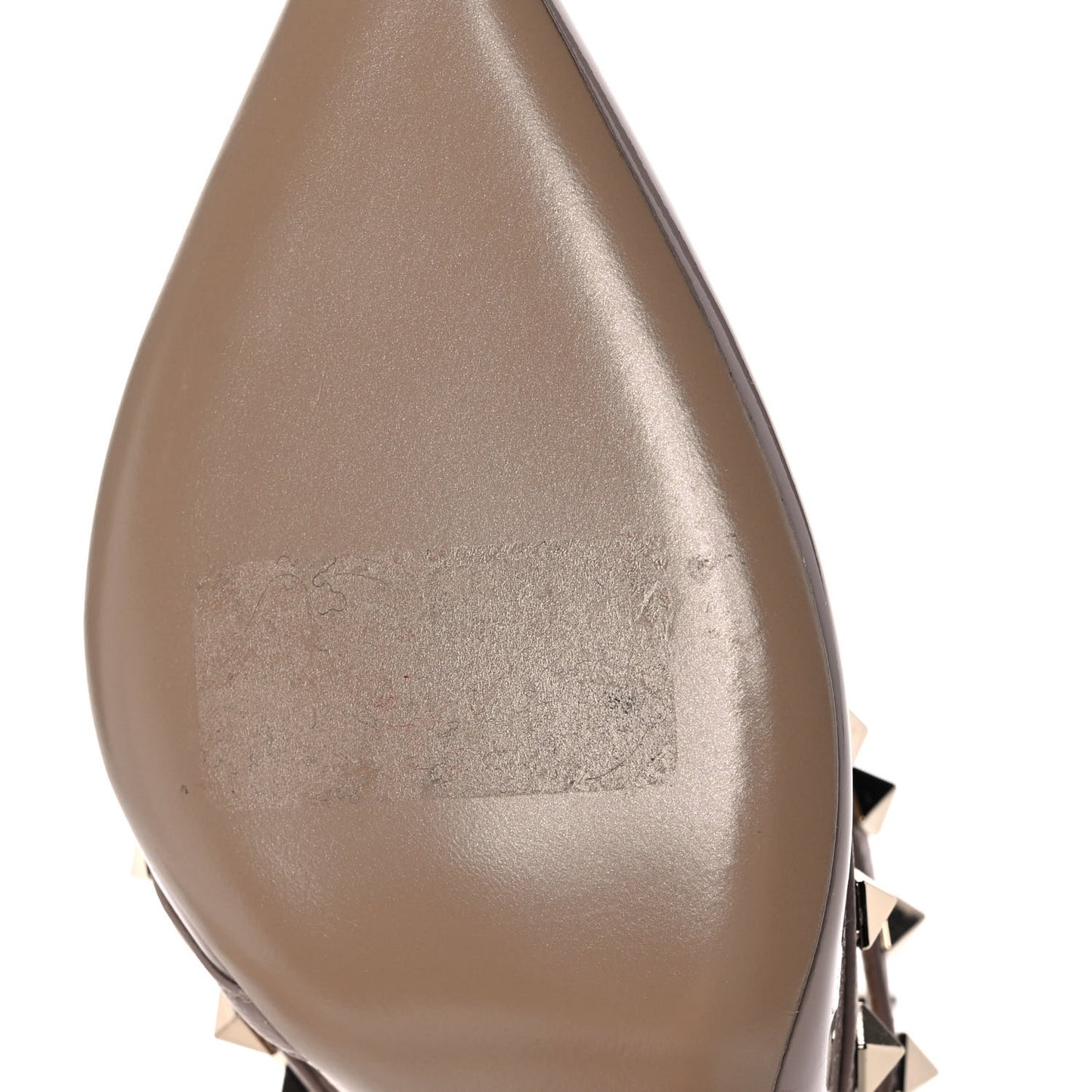 Patent Rockstud Ankle Strap Pumps 37.5 Poudre