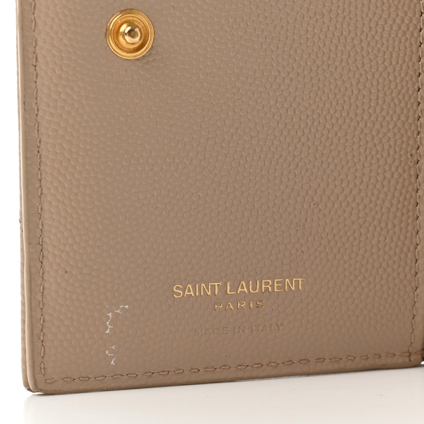 Grain De Poudre Matelasse Chevron Monogram Zipped Card Case Nude Powder