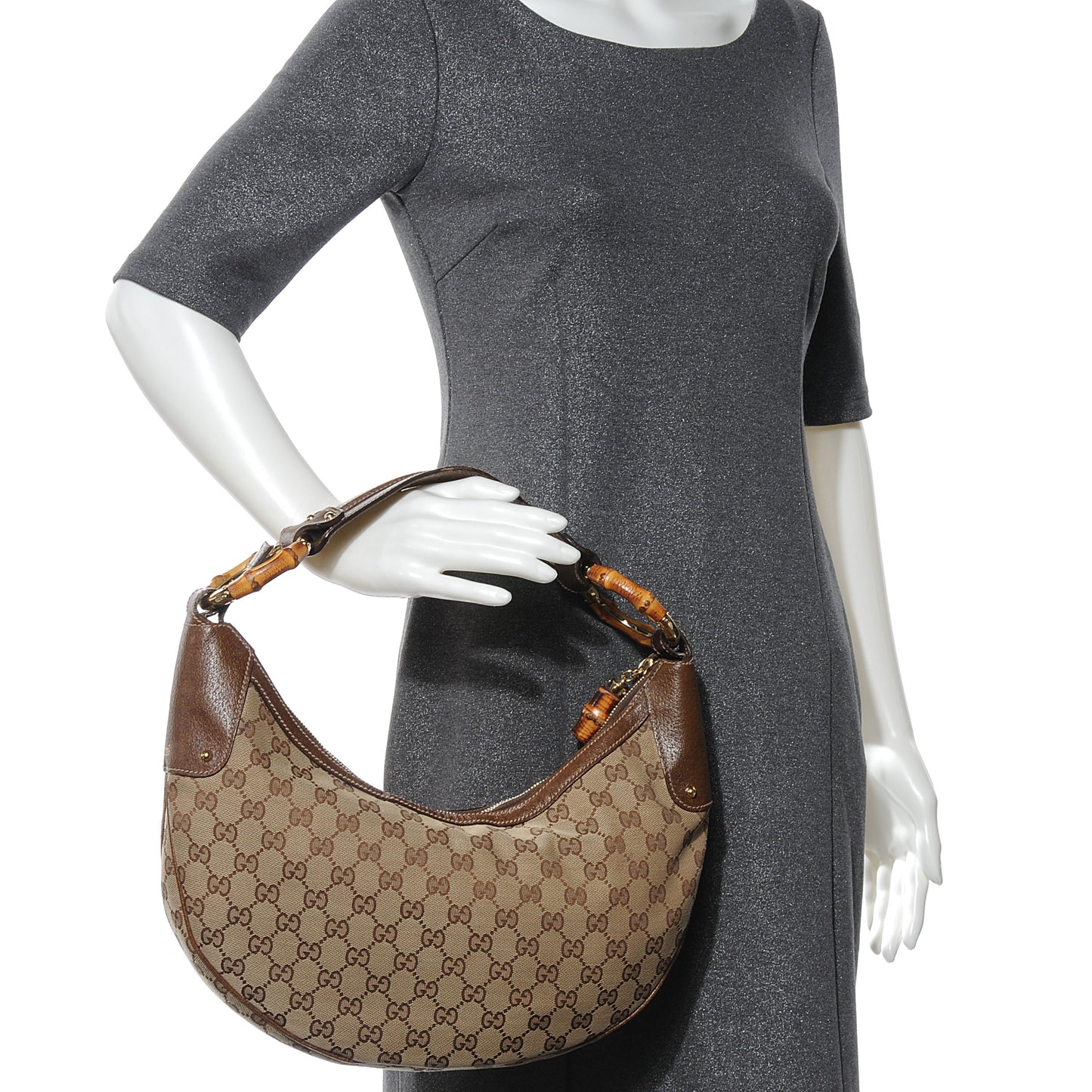 Monogram Bamboo Ring Hobo