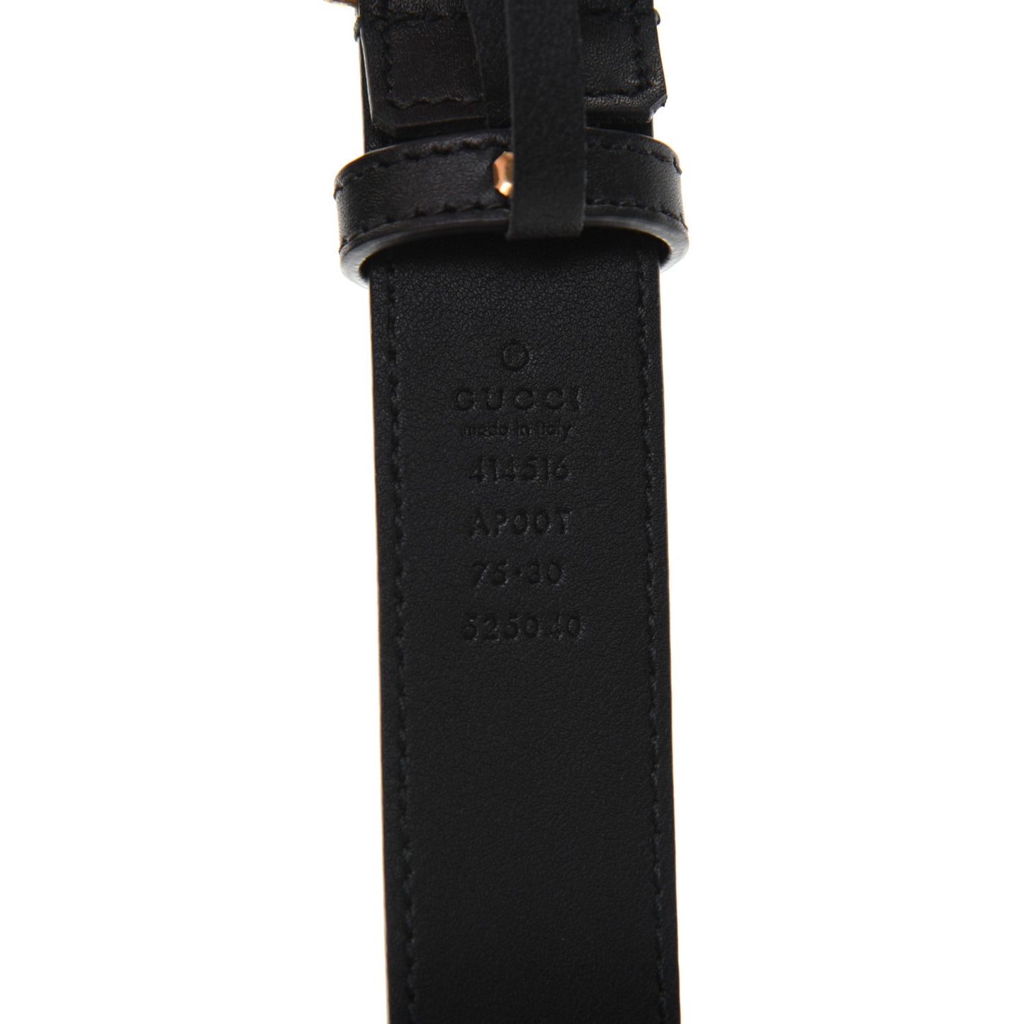 Calfskin Double G 30mm Belt 75 30 Black