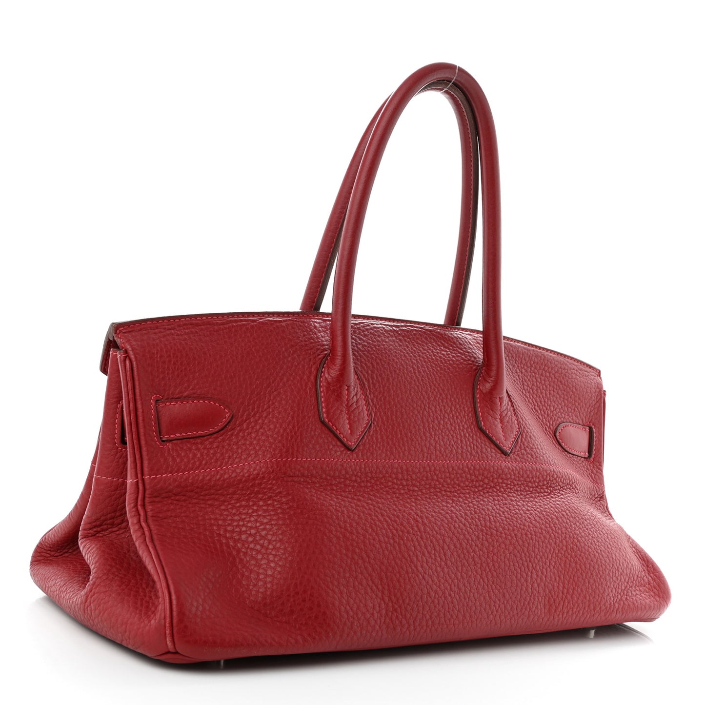 Taurillon Clemence JPG Shoulder Birkin 42 Rouge Casaque
