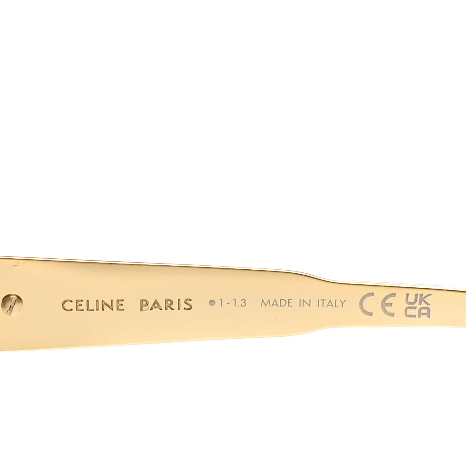 Celine Metal Triomphe 02 Sunglasses CL40254U Gold Green 6 of 7