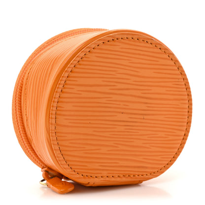 Louis Vuitton Epi Ecrin Bijoux 10cm Jewelry Box Mandarin 4 of 7