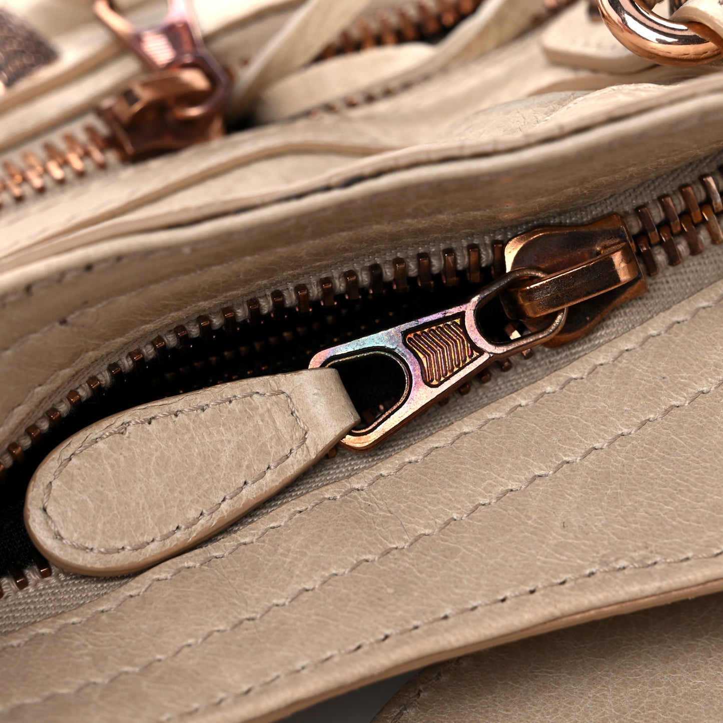 Agneau Giant 21 Rose Gold Hardware City Praline