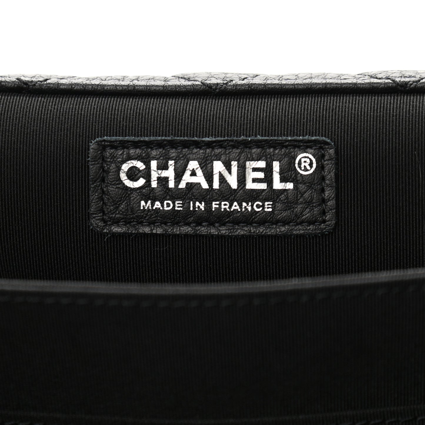 Calfskin Quilted XXL Travel Flap Bag Black