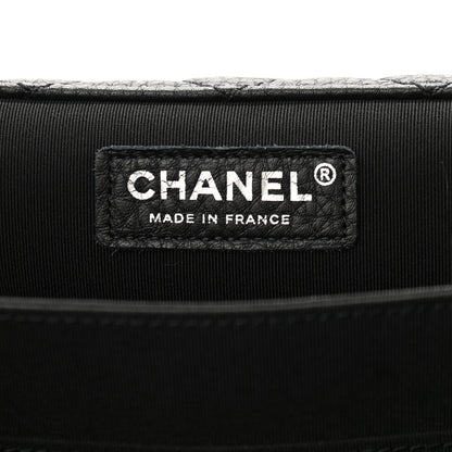 Chanel Calfskin Quilted XXL Travel Flap Bag Black 6 of 11