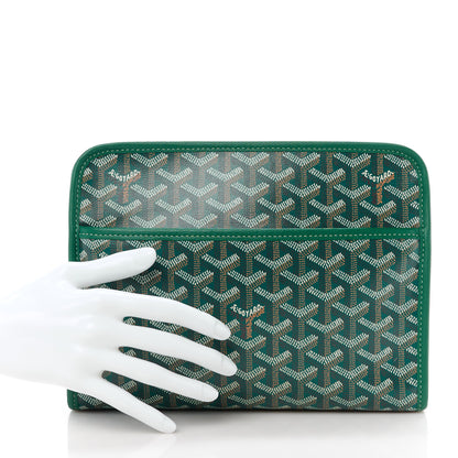 Goyard Goyardine Jouvence Toiletry Pouch MM Green 2 of 13