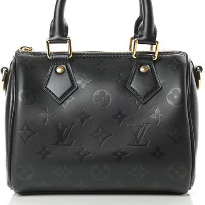 Louis Vuitton Monogram Ink Speedy BB Black 8 of 10