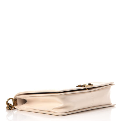 Chanel Glazed Calfskin Large Boy Flap Beige Clair 5 of 17