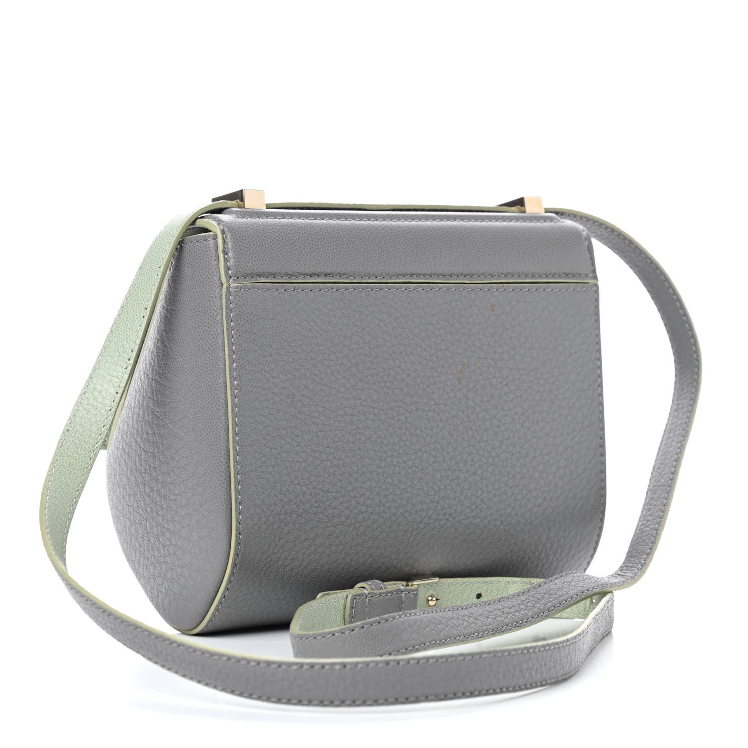 Givenchy Textured Calfskin Mini Pandora Box Chain Crossbody Bag Grey 3 of 16
