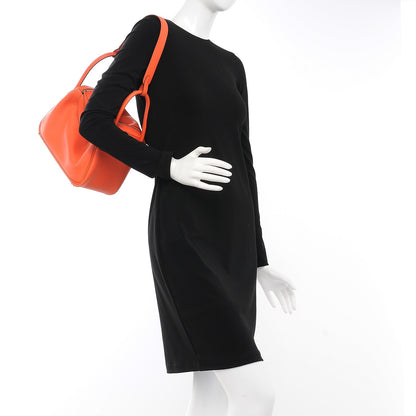 Hermes Taurillon Clemence Lindy 26 Orange Poppy 2 of 7